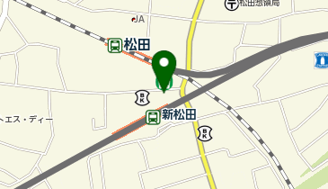 新松田 北口 タクシー乗り場の地図画像