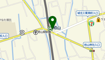 栢山 東口 タクシー乗り場の地図画像