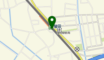 螢田 西口 タクシー乗り場の地図画像