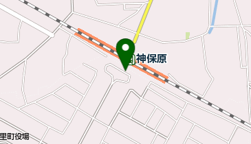 神保原 駅南広場 タクシー乗り場の地図画像