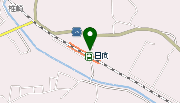 日向 出入口1 タクシー乗り場の地図画像