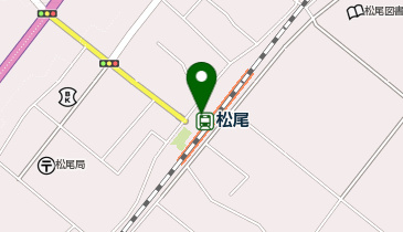 松尾(千葉県) 正面口 タクシー乗り場の地図画像