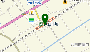 八日市場 南口 タクシー乗り場の地図画像