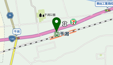 干潟 正面口 タクシー乗り場の地図画像