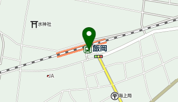 飯岡 正面口 タクシー乗り場の地図画像