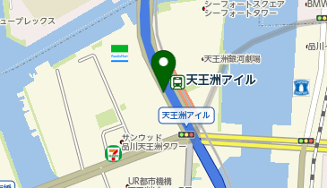 天王洲アイル(モノレール) 天王洲郵船ビルNAGI タクシー乗り場の地図画像