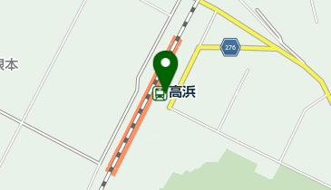 高浜(茨城県) 正面口 タクシー乗り場の地図画像