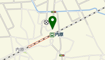 内原 正面口 タクシー乗り場の地図画像