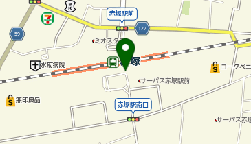 赤塚 南口 タクシー乗り場の地図画像