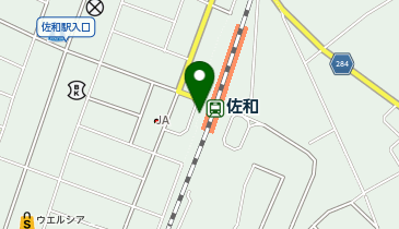 佐和 正面口 タクシー乗り場の地図画像