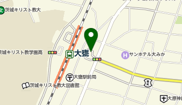 大甕 元気酒場 魚の宝箱店前 タクシー乗り場の地図画像