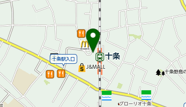 十条(東京都) 北口 タクシー乗り場の地図画像