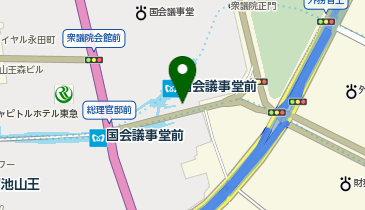 国会議事堂前 2番 タクシー乗り場の地図画像
