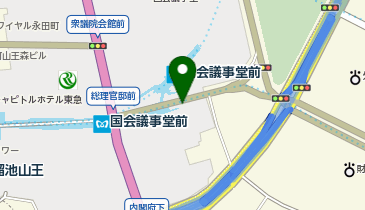 国会議事堂前 4番 タクシー乗り場の地図画像