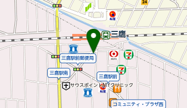 三鷹 南口(1番バス停付近) タクシー乗り場の地図画像