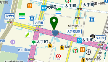 大手町(東京都) C12(ファーストスクエア付近) タクシー乗り場の地図画像