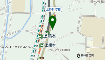 Takuroo(タクルー) 上熊本営業所 タクシー乗り場の地図画像