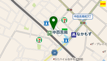 中百舌鳥駅北口タクシー乗り場の地図画像