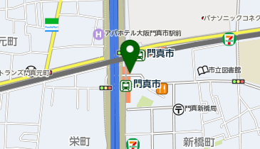 京阪・モノレール門真市駅前  タクシー乗り場の地図画像