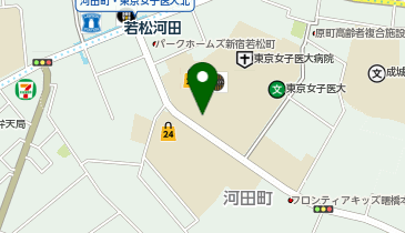 東京女子医科大学 日本交通 タクシー乗り場の地図画像