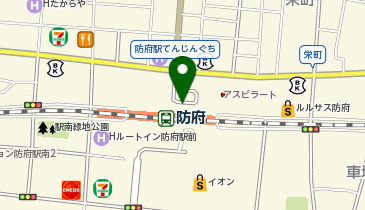 防府駅てんじんぐち タクシー乗り場の地図画像