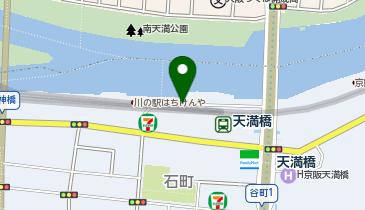 天満橋駅前タクシー乗り場の地図画像
