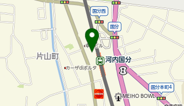 近鉄タクシー株式会社 河内国分駅前乗り場の地図画像