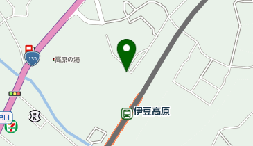 伊豆高原駅やまも口 タクシー乗り場の地図画像