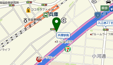 JR兵庫駅前 南口 タクシー乗り場の地図画像