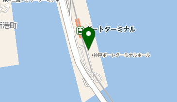 ポートターミナル駅 タクシー乗り場の地図画像