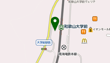 和歌山大学前駅西口 タクシー乗り場の地図画像