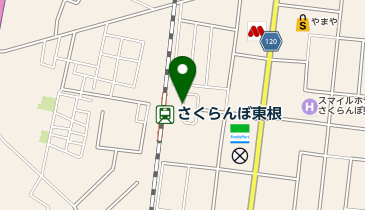 さくらんぼ東根駅 タクシー乗り場の地図画像