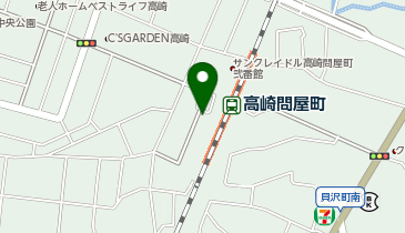 高崎問屋町駅西口 タクシー乗り場の地図画像