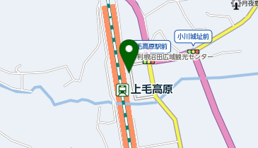上毛高原駅前中型 タクシー乗り場の地図画像