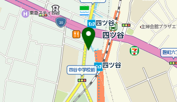 四ツ谷駅赤坂口 タクシー乗り場の地図画像