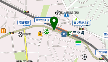 ふたえ交通専用  タクシー乗り場の地図画像