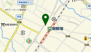 御殿場駅富士山口 タクシー乗り場の地図画像