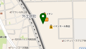 イオンモール熱田 タクシー乗り場の地図画像