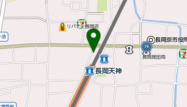 長岡天神駅 阪急 タクシー乗り場の地図画像