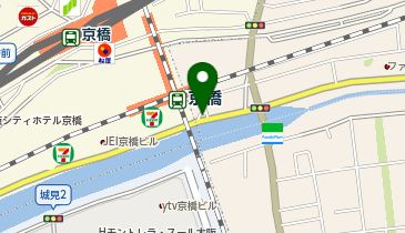JR京橋駅南口  タクシー乗り場の地図画像