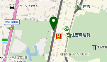 南海住吉大社駅  タクシー乗り場の地図画像