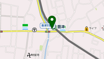 阪急タクシー 豊津駅駅前のりばの地図画像