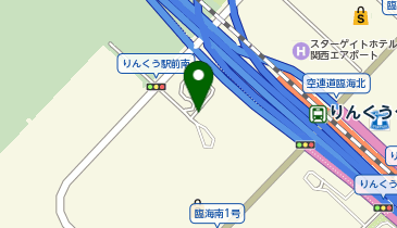 りんくうタウン駅 タクシー乗り場の地図画像