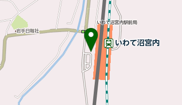 いわて沼宮内駅 タクシー乗り場の地図画像