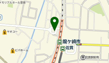 龍ヶ崎市駅西口 タクシー乗り場の地図画像