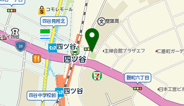 四ツ谷駅麹町口 タクシー乗り場の地図画像