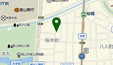 桜木町富山交通 タクシー乗り場の地図画像