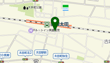 美濃太田駅南口 タクシー乗り場の地図画像