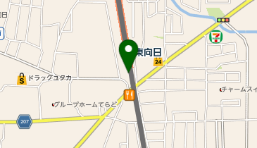 東向日駅前阪急 タクシー乗り場の地図画像