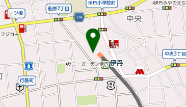 伊丹駅 タクシー乗り場の地図画像